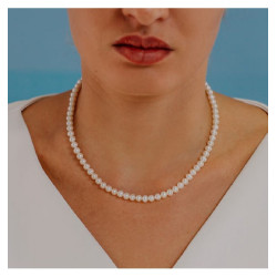 Collana Donna Comete in Oro Bianco 18kt Perle Acqua dolce FWQ 104 AM