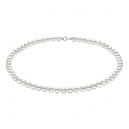 Collana Donna Comete in Oro Bianco 18kt Perle Acqua dolce FWQ 104 AM