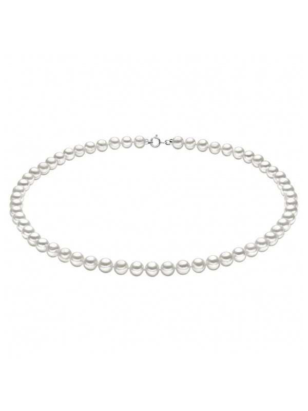 Collana Donna Comete in Oro Bianco 18kt Perle Acqua dolce FWQ 104 AM