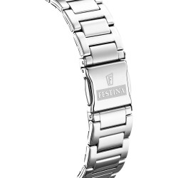 Orologio Donna Festina Boyfriend F16719/4 Acciaio Silver