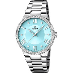 Orologio Donna Festina Boyfriend F16719/4 Acciaio Silver