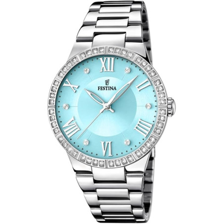 Orologio Donna Festina Boyfriend F16719/4 Acciaio Silver