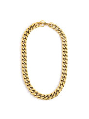 Collana Donna Marlù 12CA0004G Catena Grumetta in Acciaio Pvd Oro