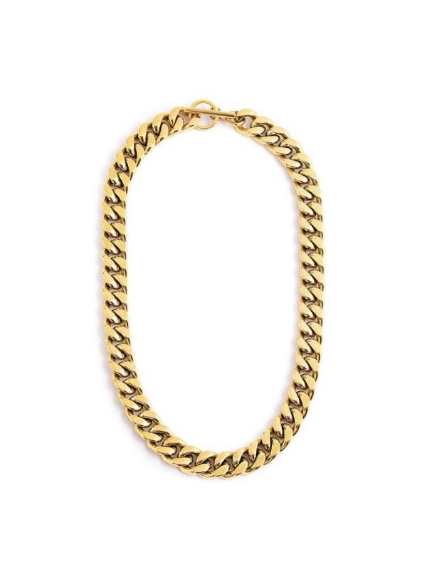 Collana Donna Marlù 12CA0004G Catena Grumetta in Acciaio Pvd Oro