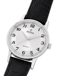 Orologio Donna Festina F20691/1 Blanco Bracciale Pelle Nero