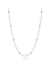 Collana Donna girocollo Brosway in acciaio con sfere e perle BPC48