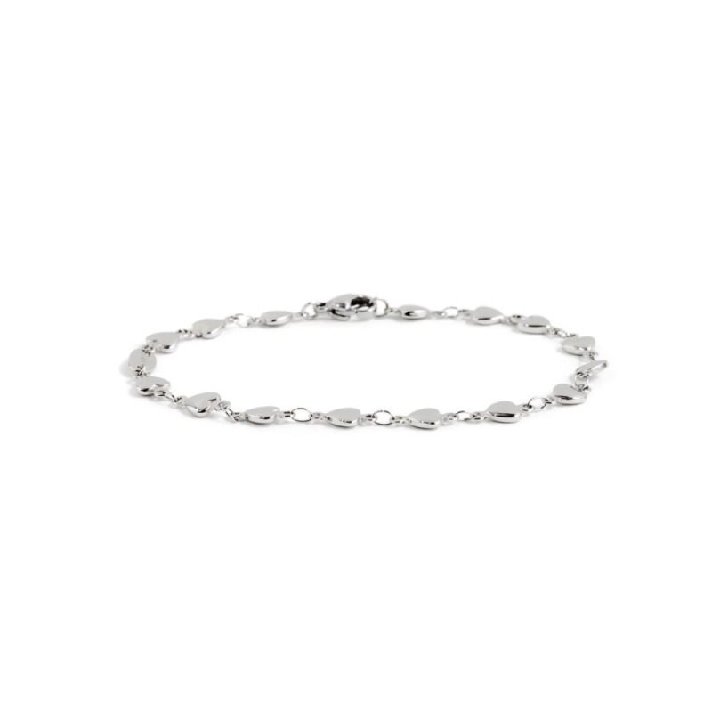 Bracciale Donna Marlù 2BR0058 in Acciaio Colore Argento con Cuori