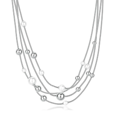 copy of copy of copy of copy of Collana Donna girocollo Brosway BPC46 in acciaio con sfera e perla