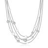 Collana Donna multifilo Brosway in acciaio con sfere e perle BPC50