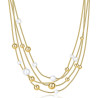 Collana Donna multifilo Brosway in acciaio Giallo con sfere e perle BPC51