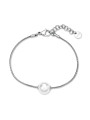 Bracciale Donna catena Brosway in acciaio con perla centrale BPC52