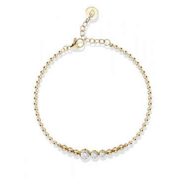 Bracciale a Sfere Placcato...