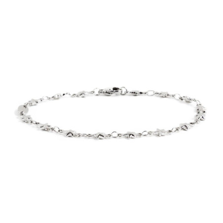 Bracciale Donna Marlù 2BR0059 in Acciaio Colore Argento con Stelle