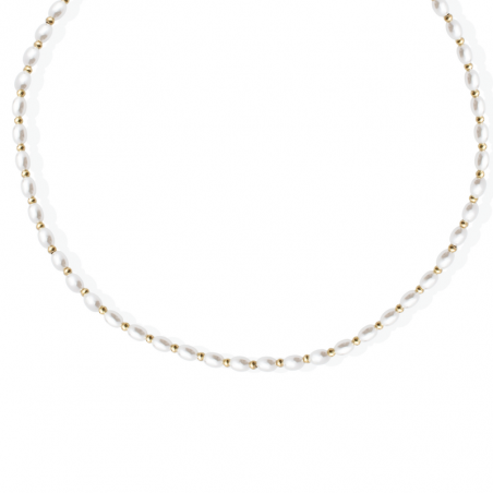 Collana Donna Liujo LJ2844 con Perle in Acciaio Silver