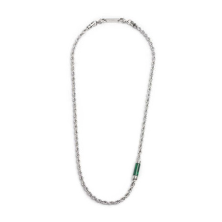 Collana Uomo Marlù 30CN0009-V con elemento in pietra Verde