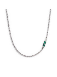 Collana Uomo Marlù 30CN0009-V con elemento in pietra Verde
