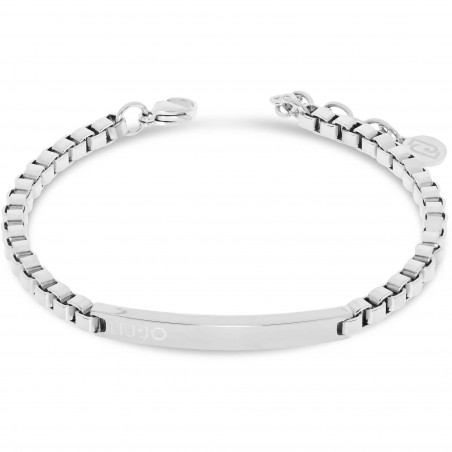 Bracciale Uomo Liujo MLJ454 in Acciaio Silver