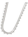 Collana Donna Marlù doppia catena snake e grumetta con sfere 33CN0026