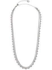 Collana Donna Marlù doppia catena snake e grumetta con sfere 33CN0026