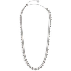 Collana Donna Marlù doppia catena snake e grumetta con sfere 33CN0026