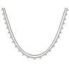 Collana Donna Marlù doppia catena snake e grumetta con sfere 33CN0026