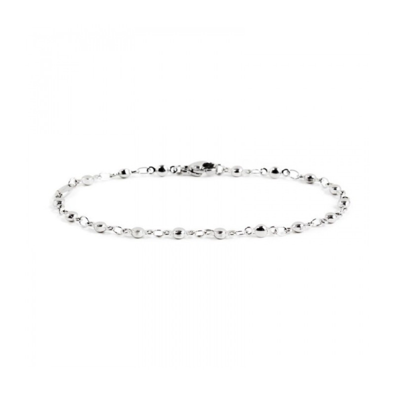 Bracciale Donna Marlù 2BR0060 in Acciaio Colore Argento con Sfere Bracciale Donna Marlù 2BR0060 in Acciaio Colore Argento con Sfere