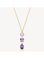 Acquista Collana Donna Brosway Dreaming BIG03 Oro e Zirconi Viola