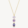 Acquista Collana Donna Brosway Dreaming BIG03 Oro e Zirconi Viola
