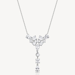 Collana Donna Brosway Dreaming BIG04 Acciaio e Zirconi Bianchi