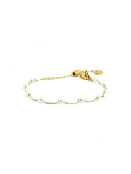 Bracciale Donna Marlù 2BR0070G-W in Acciaio 316L Colore Oro con Perle