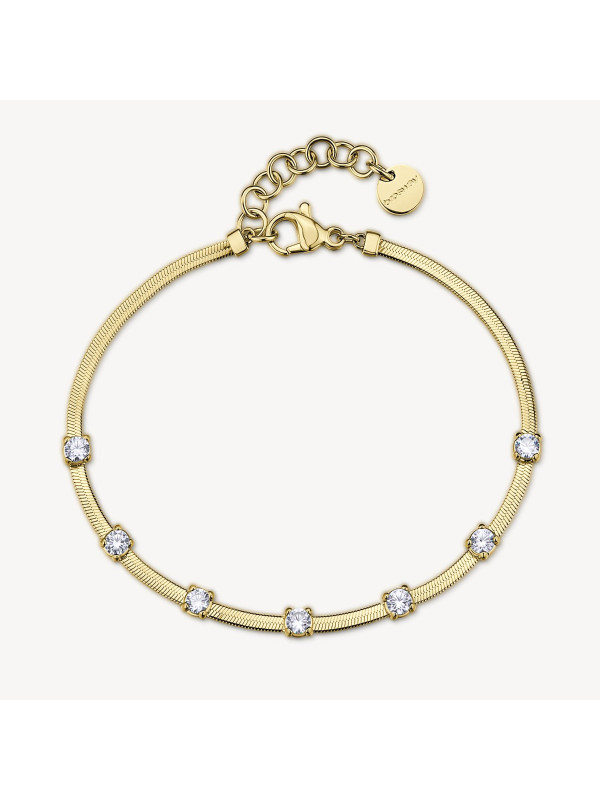 Acquista Bracciale Donna Snake Brosway Dreaming BIG15 Acciaio Oro
