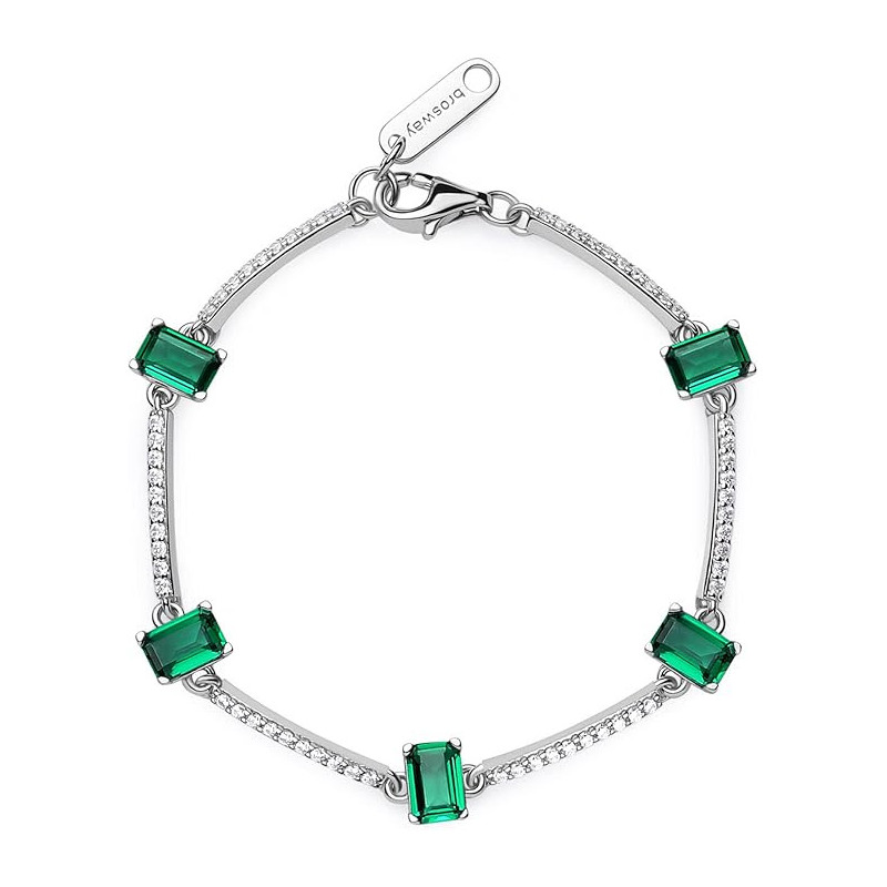 Bracciale Donna Brosway Rigido in Argento e Life Green Fancy FLG04 Bracciale Donna Brosway Rigido in Argento e Life Green Fancy FLG04