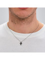 Collana Uomo Brosway BVD02 – Acciaio & Croce Pendente | Stile Avantgarde