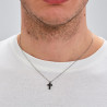 Collana Uomo Brosway BVD02 – Acciaio & Croce Pendente | Stile Avantgarde