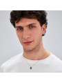Collana Uomo Brosway BVD02 – Acciaio & Croce Pendente | Stile Avantgarde