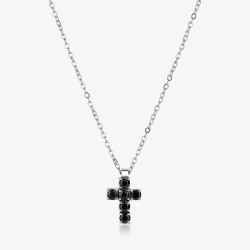 Collana Uomo Brosway BVD02 – Acciaio & Croce Pendente | Stile Avantgarde