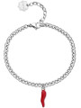 Bracciale Donna Brosway BHKB139 – Chakra Silver con Cornetto Rosso | Protezione & Stile