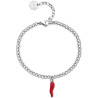 Bracciale Donna Brosway BHKB139 – Chakra Silver con Cornetto Rosso | Protezione & Stile