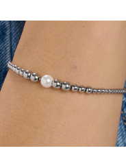 Bracciale Donna Brosway in Acciaio e Perle Perfect BPC13