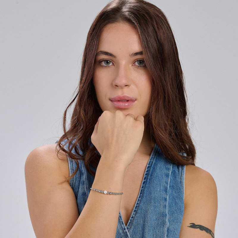 Bracciale Donna Brosway in Acciaio e Perle Perfect BPC13