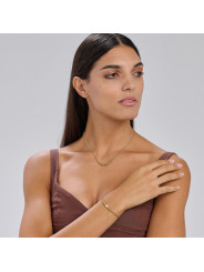 Bracciale Donna Brosway in Acciaio Oro e Perle Perfect BPC14