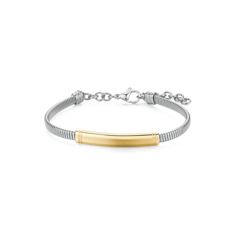 Bracciale Uomo Brosway Riptide BTD055 in Acciaio Silver e Oro