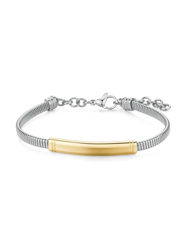 Bracciale Uomo Brosway Riptide BTD055 in Acciaio Silver e Oro