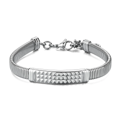 Bracciale Uomo Brosway Riptide BTD059 in Acciaio Silver – Eleganza Moderna