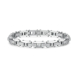 Bracciale Uomo Brosway BBC30 in Acciaio Silver – Catena Backliner di Stile