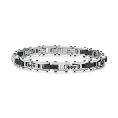 Bracciale Uomo Brosway BBC31 in Acciaio Silver – Catena Backliner Stile Moderno