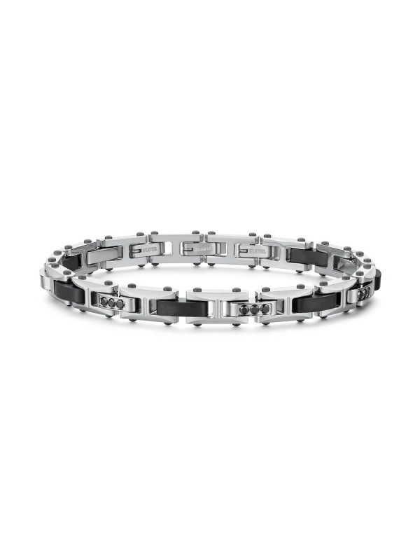 Bracciale Uomo Brosway BBC31 in Acciaio Silver – Catena Backliner Stile Moderno