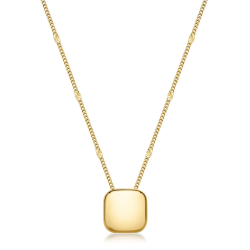 Collana Donna Brosway Muse BUE02 in Acciaio Oro – Stile Elegante e Raffinato