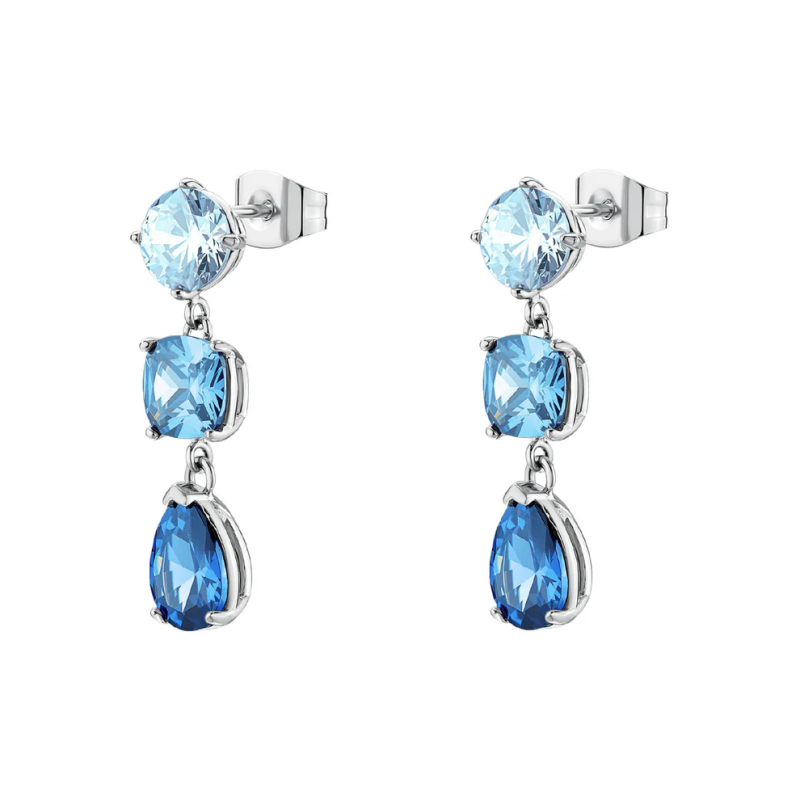Orecchini Donna Brosway BIG22 – Pendenti in Acciaio con Zirconi Blu Orecchini Donna Brosway BIG22 – Pendenti in Acciaio con Zirconi Blu
