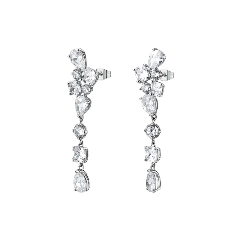 Orecchini Donna Brosway BIG24 – Pendenti in Acciaio Silver con Zirconi Orecchini Donna Brosway BIG24 – Pendenti in Acciaio Silver con Zirconi